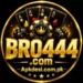Bro444 game newly launched platform in Pakistan here is the logo of Bro444 in circle with golden text